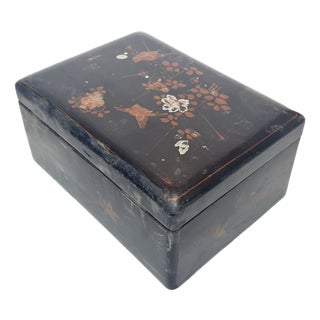 Japanese Lacquerware Box, 1920s For Sale