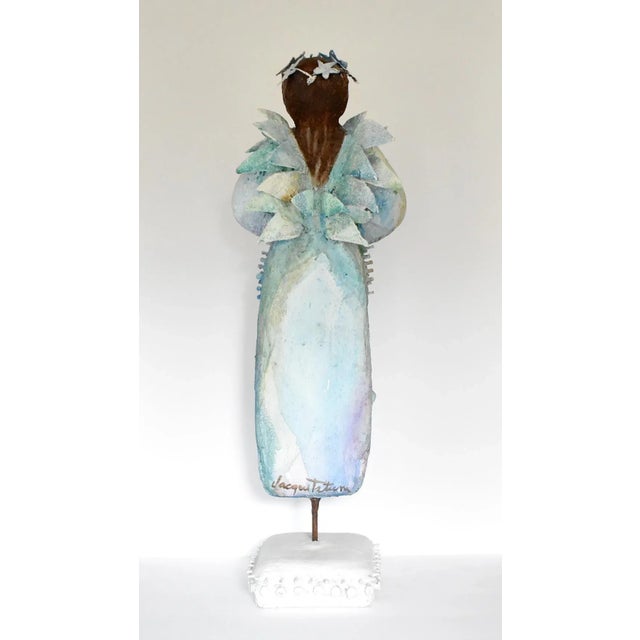 Metal Vintage Jacques Tatum Fairy Sculpture For Sale - Image 7 of 13