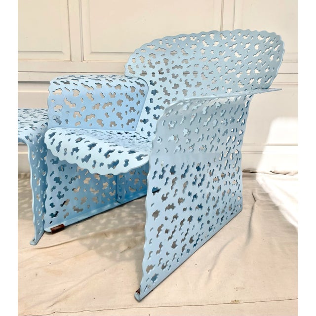 1990's Knoll Topiary Lounge Chairs and Ottoman Designed by Richard ...