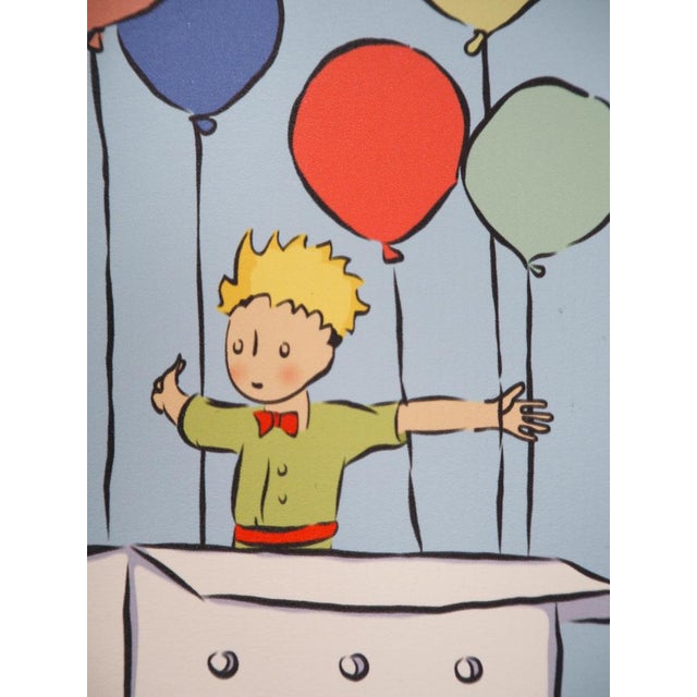 Antoine De Saint-Exupery, L'anniversaire du Petit Prince, Lithograph For Sale - Image 4 of 6