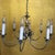 1940s Chandelier and Wall Sconces in Silver and Crystal Glass, 1940s, Set of 3 For Sale - Image 5 of 18