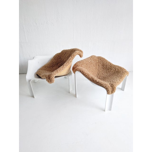 1960s Vintage F300 Lounge Chairs by Pierre Paulin for Artifort, 1960s, Set of 2 For Sale - Image 5 of 6