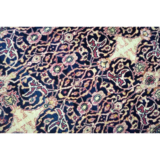 Textile 1900s Handmade Antique Persian Isfahan Rug 4.5' X 7.3' For Sale - Image 7 of 12