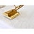 Mid 20th Century Vintage French Brass & Glass Wall Sconces - A Pair For Sale - Image 5 of 14