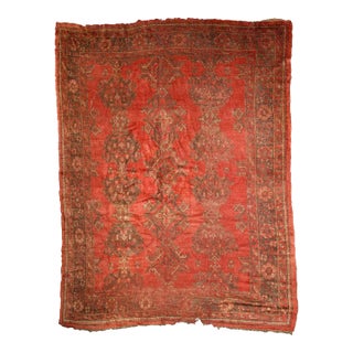 1900s, Handmade Antique Turkish Oushak Rug 9' X 11' For Sale
