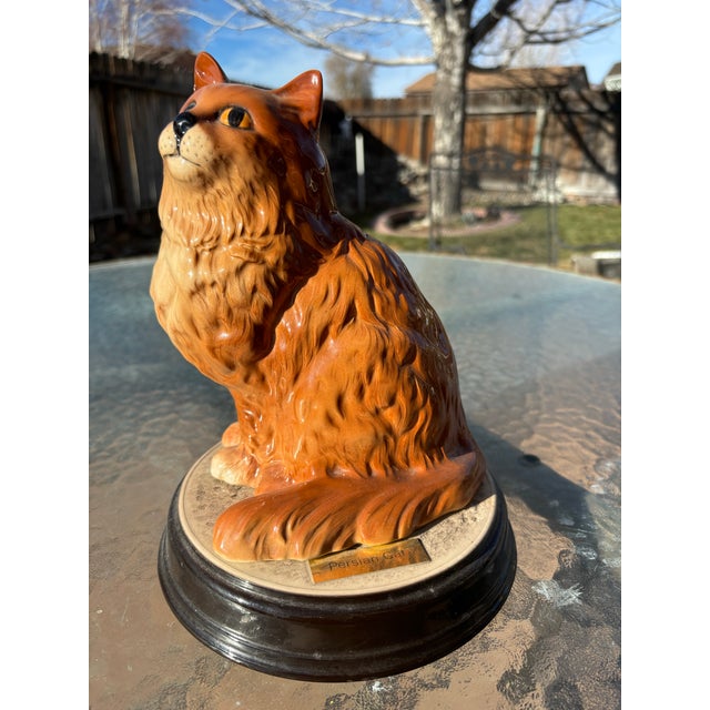 English 1940s Beswick Persian Cat Figurine For Sale - Image 3 of 6