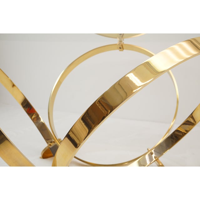 Metal Aluminum Coffee Table attributed to Knut Hesterberg for Ronald Schmitt, 1960s For Sale - Image 7 of 15