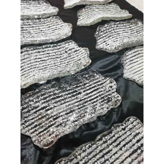 Mid-Century Modern Murano Glass Sheets Pendant Lamp For Sale - Image 6 of 18