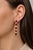 Not Yet Made - Made To Order Modern Geometric Garnet Drop Earrings, Silver, Gold, Pair For Sale - Image 5 of 10