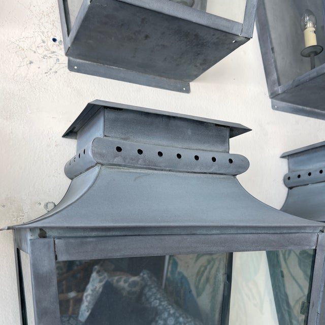 2020s Hector Finch Zeus Wall Lanterns - Set of 8 For Sale - Image 5 of 12