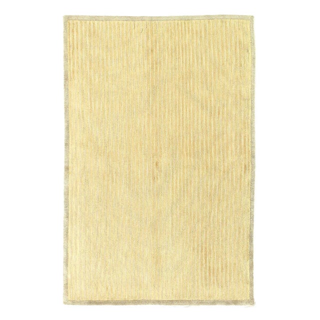 2020s Modern Nepal Design Silk & Wool Rug For Sale - Image 4 of 4