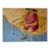 1980s Vintage Figurative Impressionist Seated Woman Oil on Canvas Painting For Sale