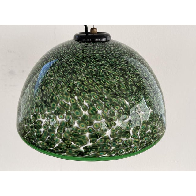 Italian Green Neverrino Pendant Light by Gae Aulenti for Vistosi, 1970s For Sale - Image 12 of 18