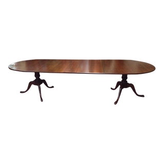 Dining Table, Colonial Style Dining Table, Eldred Wheeler Table For Sale