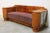 Dutch Art Deco Walnut Burl Sofa from H. Pander & Zn., 1930s For Sale - Image 4 of 12