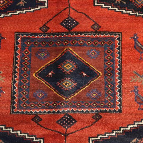 Antique Mosul Rug in Heavy Knot Wool For Sale - Image 4 of 9
