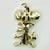 1970s 1970s Vintage Boho Chic Christmas Mouse Bobblehead Brooch, Beatrix Jewelry For Sale - Image 5 of 6