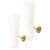 1960s Scandinavian Modern Brass and Plastic Wall Lamps, 1960s, Set of 2 For Sale - Image 5 of 5