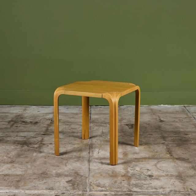 Wood Alvar Aalto "Model X601" Side Table for Artek For Sale - Image 7 of 16