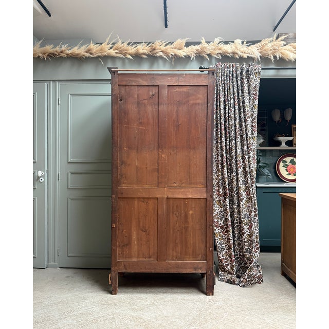 Antique Louis Philippe Wardrobe in Pine For Sale - Image 5 of 18
