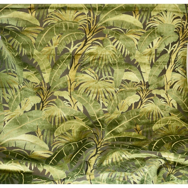 Lee Jofa Heavy Upholstery Fabric Forest Green Foliage - 3.75+ Yards Long