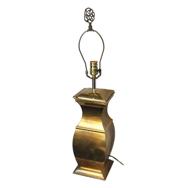 Square Shaped Brass Table Lamp Chairish