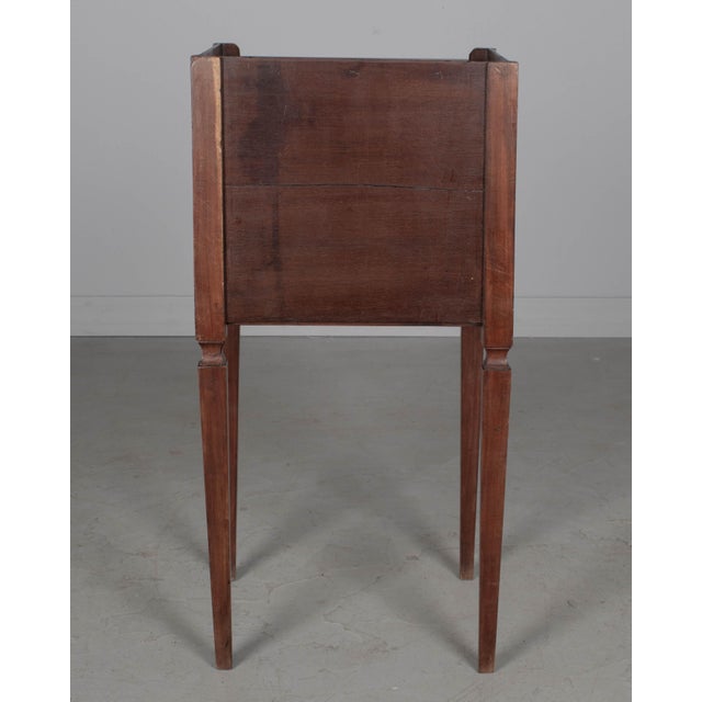 Brown French Country Mahogany Side Table For Sale - Image 8 of 10