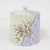 Victorian Vintage Victorian Porcelain Biscuit Jar With Hand-Painted Wildflower Design For Sale - Image 3 of 11