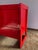 Modern 1970s Red Three Drawer Modern Dresser For Sale - Image 3 of 12
