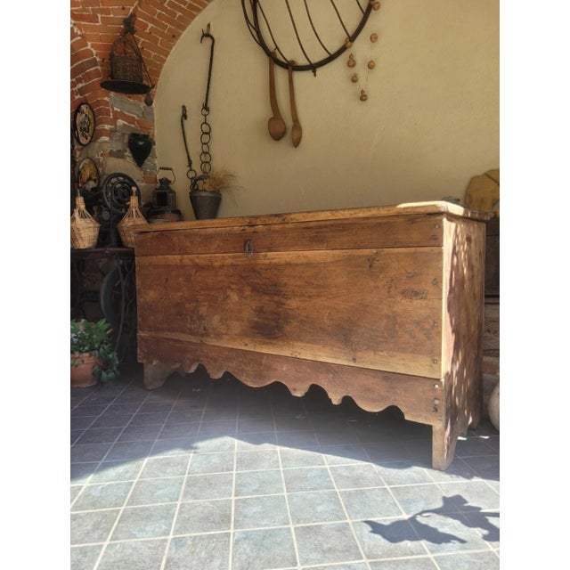 Antique solid walnut chest, late 18th century. Excellent overall condition, with signs of age. Cleaned and restored....