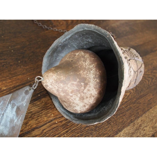 Mid 20th Century Vintage Paolo Soleri Large Ceramic Bell Wind Chime For Sale - Image 5 of 7