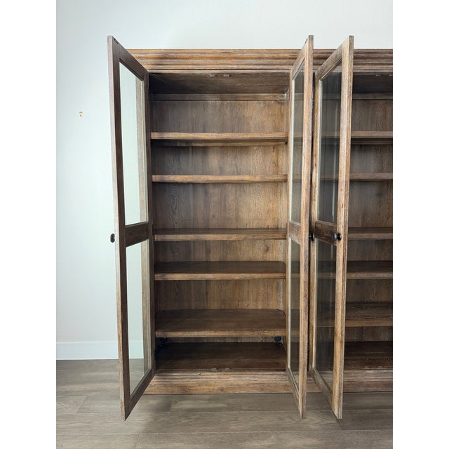 Bassett Furniture Bassett Furniture Double Bookcase,Attributed For Sale - Image 4 of 15