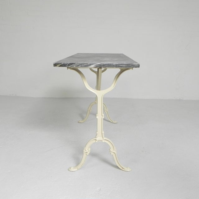 Garden Table with Marble Top, 1950s For Sale - Image 17 of 18