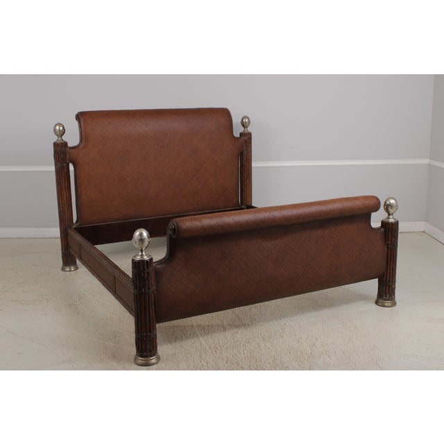 Age: Approx: 30 Years Old Details: Ernest Hemmingway Fine Carved Details High Quality Construction Large Impressive Bed...