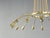 Large Ballroom Chandelier Circa 1930s. Curved brass arms - Takes 16x E27 bulbs - The drop/height can be adjusted - Comes...