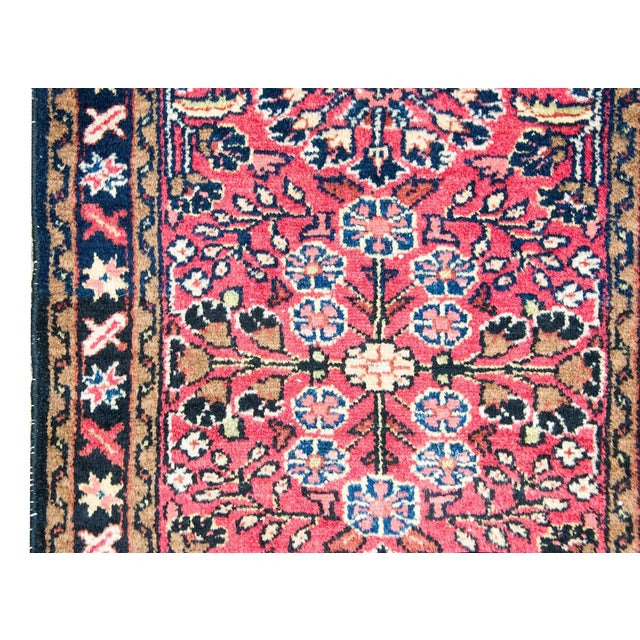 Textile Early 20th Century Persian Lilihan Rug For Sale - Image 7 of 15