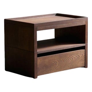 Oak Eileen Bedside Table by Obstacles For Sale