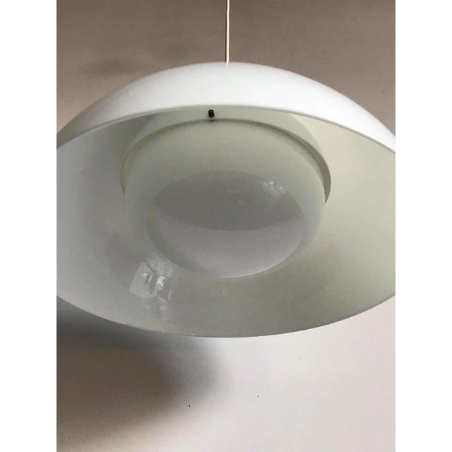 1950s Model KD6 White Glass Pendant Lamp by Achille & Pier Giacomo Castiglioni for Kartell, 1959 For Sale - Image 5 of 14
