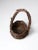Brown Vintage Rustic Twig Basket For Sale - Image 8 of 12