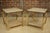 Side Tables in Travertine and 24 Carat Gold from Belgo Chrom / Dewulf Selection, 1970s, Set of 2 For Sale - Image 14 of 15