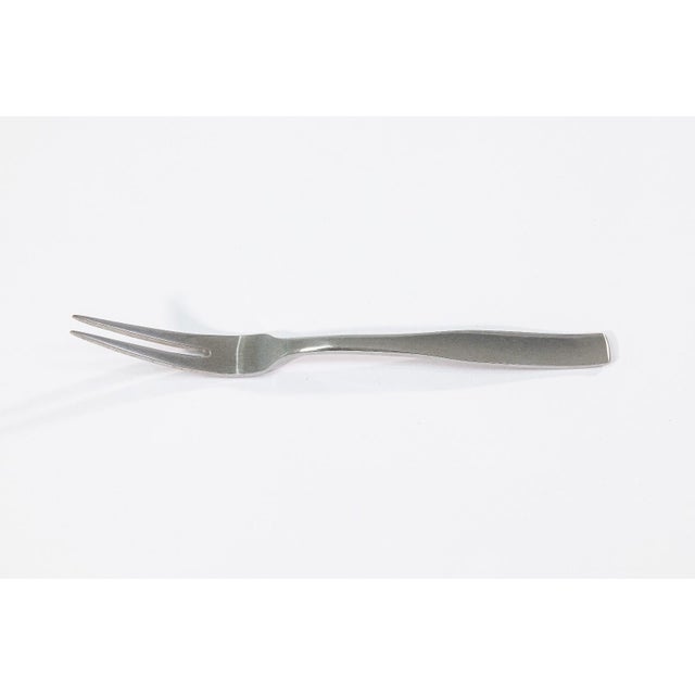 Georg Jensen 1920s Georg Jensen Serving Set Knife / Forks + Gense Pair of Teapots Stainless - 5 pcs For Sale - Image 4 of 11