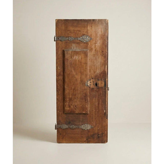 Antique carved wooden architectural door, likely from the late 17th or 18th century, in the Baroque style. Superb carving...