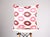 Asian Handwoven Pink Ikat Pillow Cover For Sale - Image 3 of 7