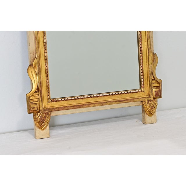 Transparent French 19th Century Louis XVI Style Mirror For Sale - Image 8 of 9