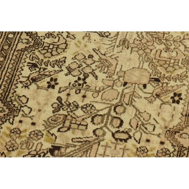 1950s Old Vintage Persian Tafrash Area Rug 2x16 For Sale - Image 4 of 11