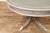 2020s 48" Round Blue and Light Gray Center Table With Fret Apron by Theodore Alexander Morning Center Table Ta55007 For Sale - Image 5 of 9
