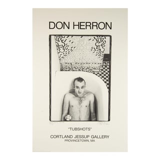 1991 “Tubshots” Keith Haring Exhibition Poster After Don Herron For Sale