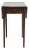 Vintage Antique Solid Mahogany Traditional Hepplewhite Style 26" Drop Leaf Accent End Table For Sale