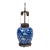 Early 18th Century Chinese Blue and White Porcelain Prunus Ginger Jar Lamp For Sale