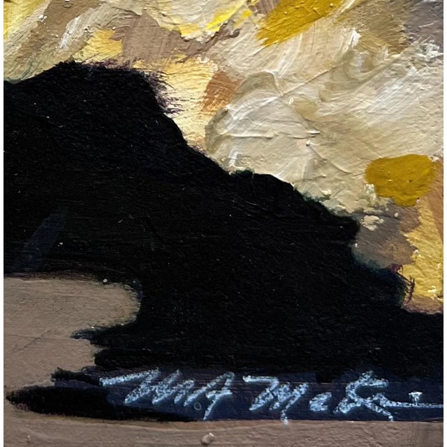 2020s “Gilded Forest" Contemporary Impressionist Landscape in Golds by Mill Valley Artist Mary Anne McKernie For Sale - Image 5 of 7